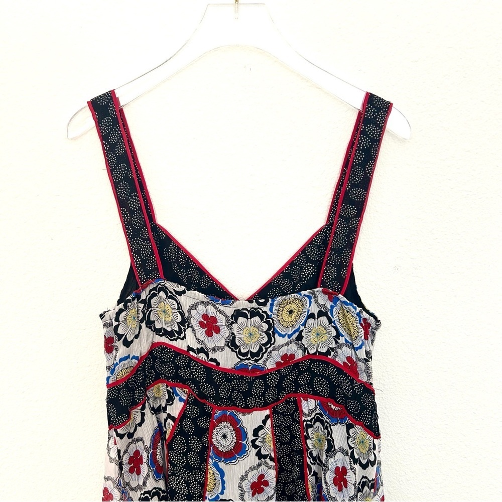 Bisou Bisou Mini Babydoll Dress Y2k Floral Sheer Garden Fairy Whimsy Size Large - Picture 7 of 15